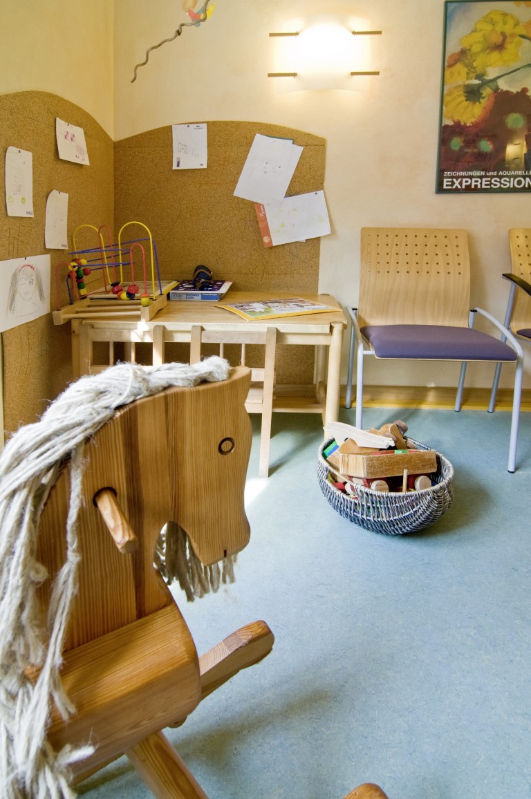 Kinderbereich im Wartezimmer